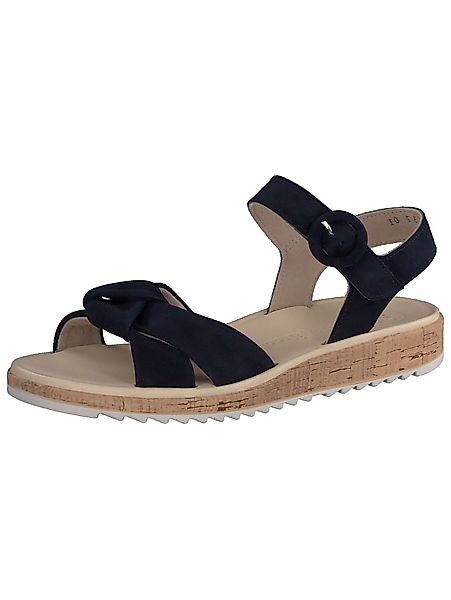 Paul Green Sandalen Veloursleder Riemchensandalette günstig online kaufen