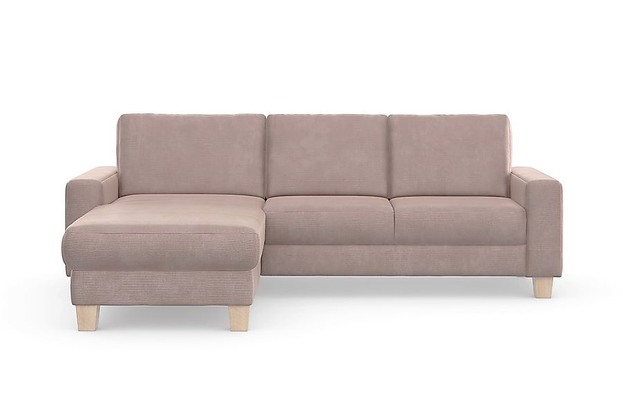 Home affaire Ecksofa »Summer L-Form« mit Recamiere, mit oder ohne Bettfunkt günstig online kaufen