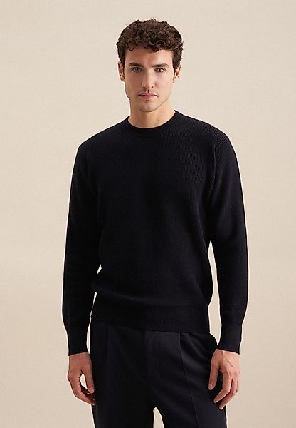 seidensticker Strickpullover Rundhals Uni günstig online kaufen