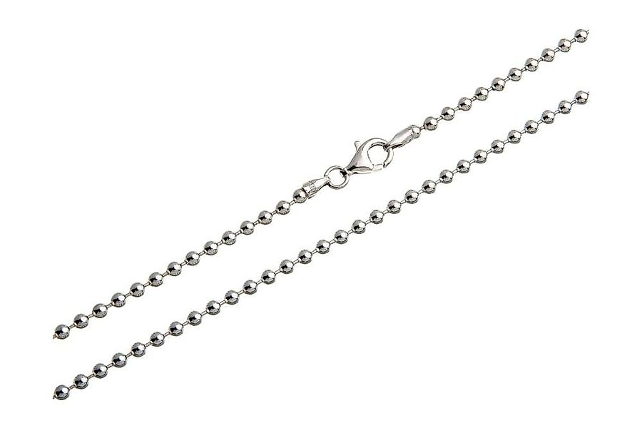 Silberkettenstore Silberkette Kugelkette 3mm - echt günstig online kaufen