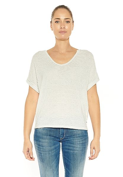 Le Temps Des Cerises T-Shirt "RITA", mit femininem V-Ausschnitt günstig online kaufen