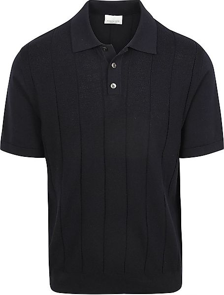 Profuomo Poloshirt Drop Needle Structure Navy - Größe S günstig online kaufen