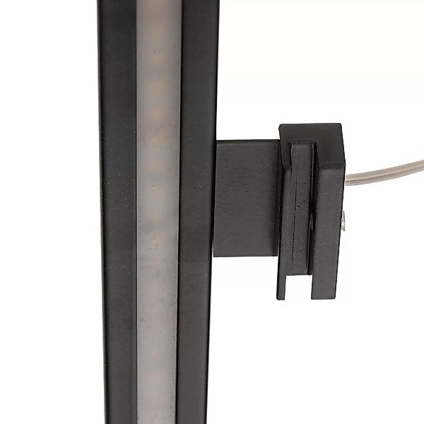 LED-Spiegelleuchte Espelho 40 cm schwarz 3.000 K günstig online kaufen