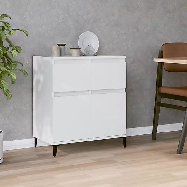 Vidaxl Sideboard Weiß 60x35x70 Cm Holzwerkstoff günstig online kaufen