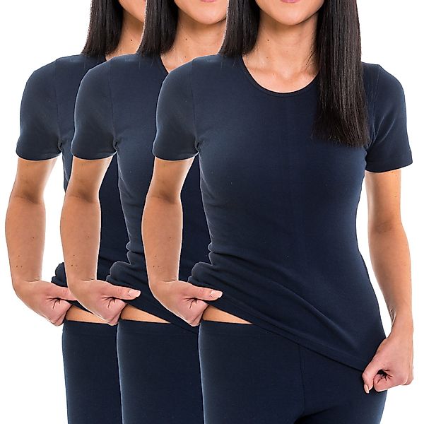 HERMKO Unterziehshirt 1800 3er Pack Damen günstig online kaufen