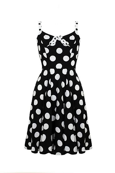 Hell Bunny Trägerkleid Dolores Träger Polka Dot Vintage Rockabilly Retro günstig online kaufen