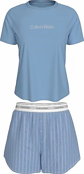 Calvin Klein Underwear Schlafanzug »S/S TEE SHORT SET«, Mit elastischem Bun günstig online kaufen