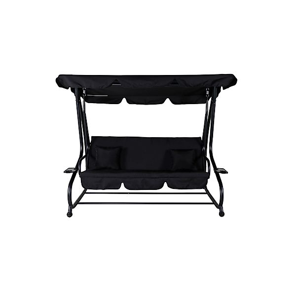 ebuy24 Malaga Hängendes Gartensofa 3 Person Schwarz günstig online kaufen