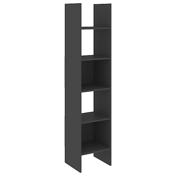 vidaXL Bücherregal Bücherregal Grau 40x35x180 cm Holzwerkstoff, 1-tlg. günstig online kaufen