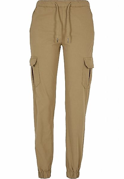 URBAN CLASSICS Cargohose "Urban Classics Damen Ladies High Waist Cargo Jogg günstig online kaufen