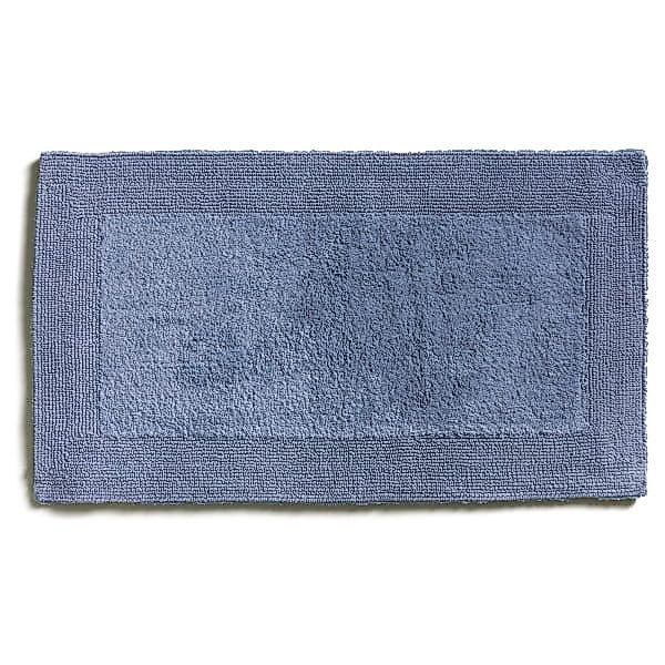 Möve Badteppiche Doubleface - Farbe: steel blue - 847 - 60x100 cm günstig online kaufen