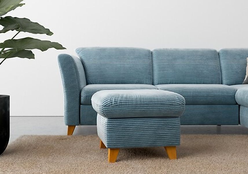 Home affaire Polsterhocker "Trelleborg", mit Cord-Bezug, mit Staufach, inkl günstig online kaufen