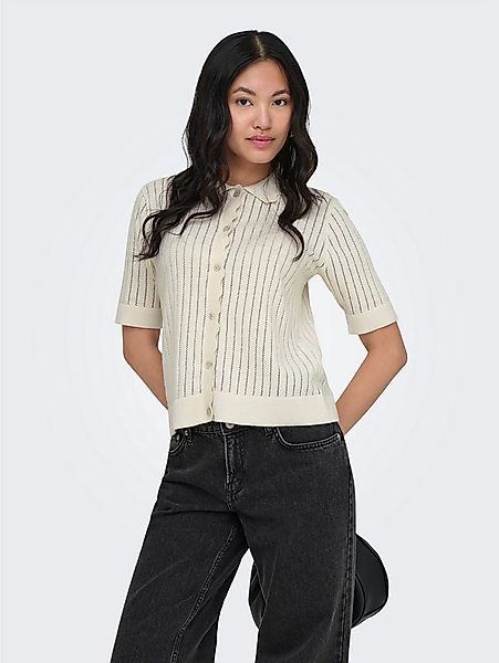 ONLY Strickjacke ONLELMA POLO S/S CARDIGAN KNT NOOS günstig online kaufen