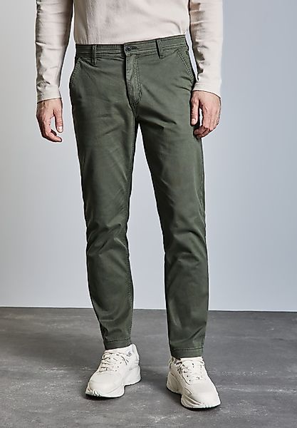 STREET ONE MEN Chinohose, aus Baumwolle mit Stretchanteil günstig online kaufen