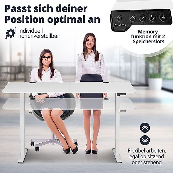 Juskys Schreibtisch Office Stand, 120 x günstig online kaufen