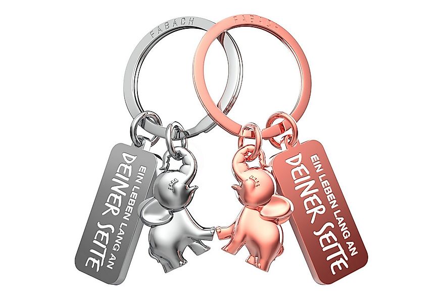 FABACH Schlüsselanhänger Set Partneranhänger Jumbo - Elefant Schlüsselanhän günstig online kaufen