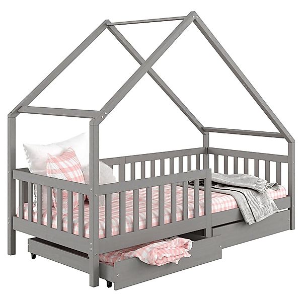 IDIMEX Kinderbett ALVA, Hausbett Montessori Kinderbett günstig online kaufen