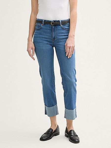 TOM TAILOR 7/8-Jeans Jeanshosen TTKATE STRAIGHT Jeans günstig online kaufen