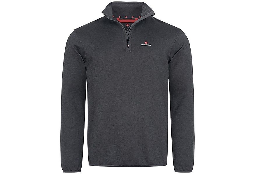 Höhenhorn Fleecepullover Swissfels Herren Strickfleece Pullover Sweatshirt günstig online kaufen
