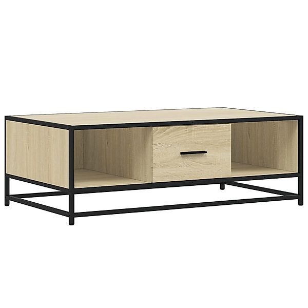 vidaXL Couchtisch Sonoma-Eiche 100x57x35 cm Holzwerkstoff und Metall 848760 günstig online kaufen