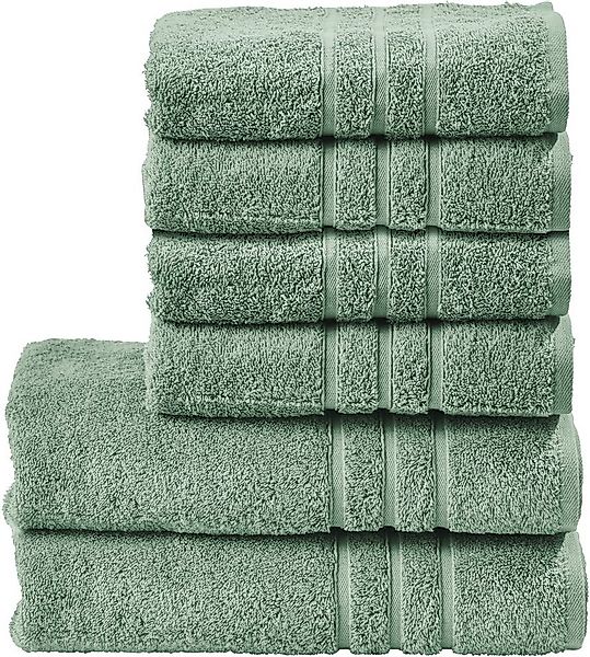 done.® Handtuch Set Daily Uni, Walkfrottier (Set, 6-St) günstig online kaufen