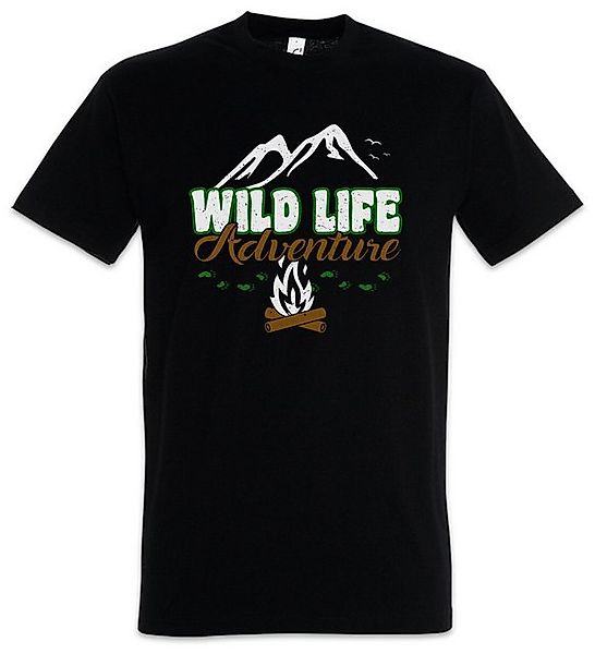 Urban Backwoods Print-Shirt Wild Life Adventure Logo Herren T-Shirt Outdoor günstig online kaufen