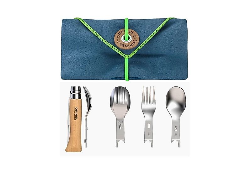 Opinel Taschenmesser Opinel Picnic Plus 4-teilig, Messer Nr. 08, Löffel, Ga günstig online kaufen