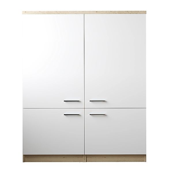 Respekta Küchenmöbel-Set 11 Merle 120 cm Weiß günstig online kaufen