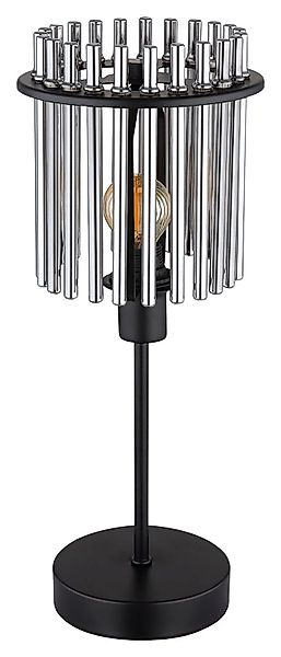 GLOBO LIGHTING Tischleuchte GORLEY, 1-flammig, Schwarz günstig online kaufen