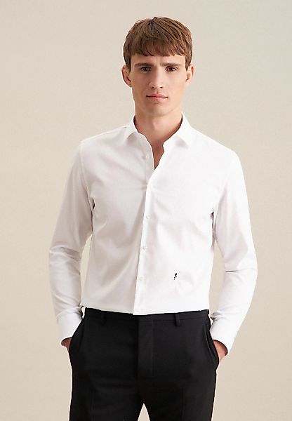 seidensticker Businesshemd "Schwarze Rose" Slim 1/1 Kentkragen Uni günstig online kaufen