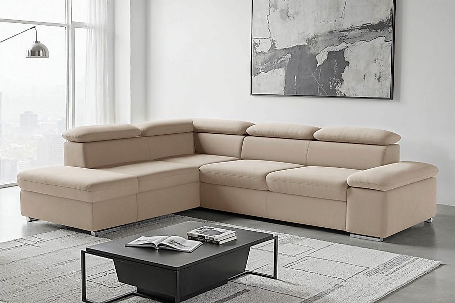 sit&more Ecksofa Valentine L-Form, B: 272 günstig online kaufen