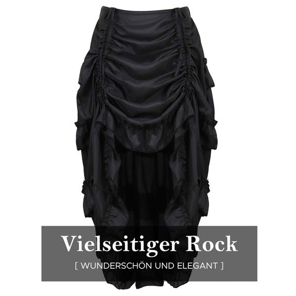 Refttenw Midirock Gothic Steampunk High-Low Rock günstig online kaufen
