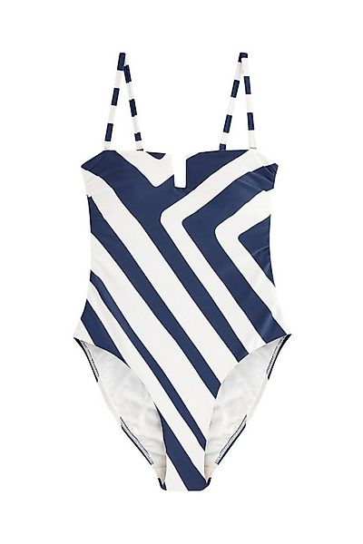 Next Badeanzug Bauchformender Bandeau-Badeanzug, Kurzgröße (1-St) günstig online kaufen