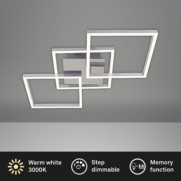 Briloner Leuchten Deckenleuchte LED Deckenlampe Extra-Warmweiß günstig online kaufen