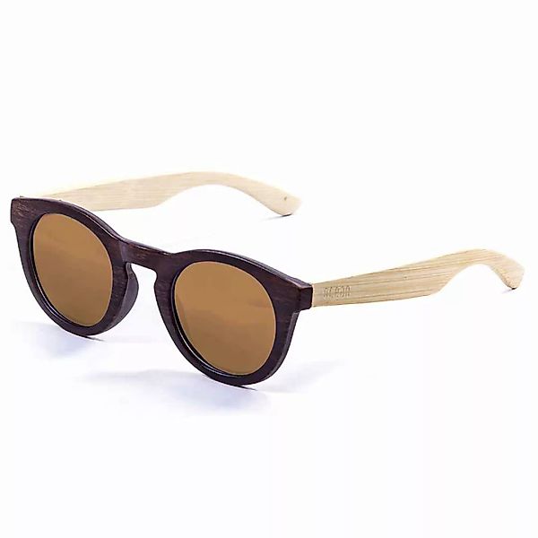 Lenoir Eyewear Dune Sonnenbrille CAT3 Bamboo Natural Arm With Brown Dark Fr günstig online kaufen