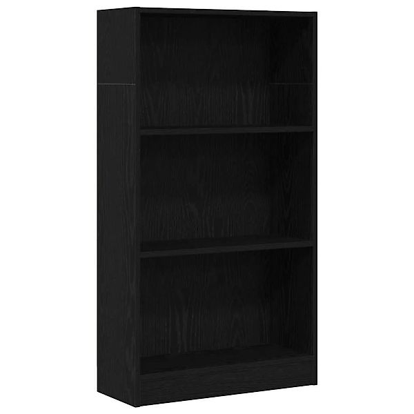 vidaXL Bücherregal Schwarz Eichen-Optik 60x24x109 cm Holzwerkstoff 862455 günstig online kaufen