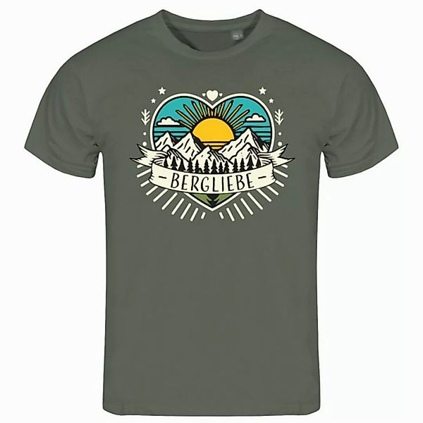 deinshirt Print-Shirt Herren T-Shirt Ich Liebe die Berge Funshirt mit Motiv günstig online kaufen