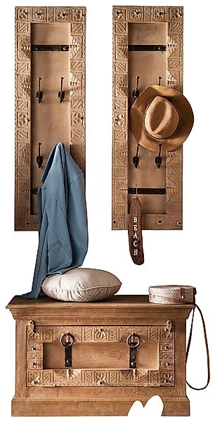 SIT Garderoben-Set, (Set, 3 St., Dielen-Set), Front mit aufwändigen Schnitz günstig online kaufen