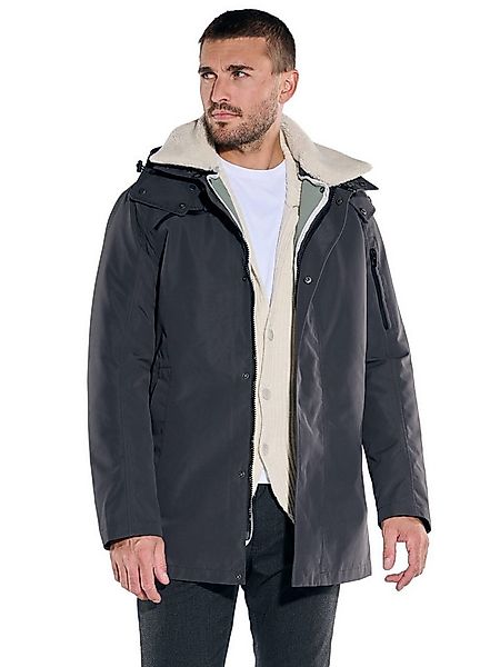 emilio adani Langjacke Herren 2 in 1 Jacke mit Funktion, Grau günstig online kaufen