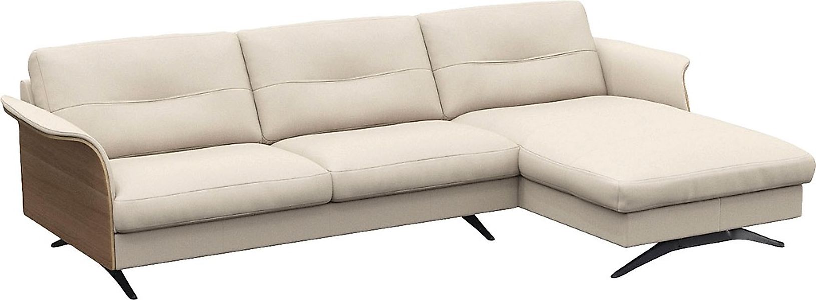 FLEXLUX Ecksofa »Glow, super bequem durch hochwertigem Sitzaufbau mit Feder günstig online kaufen