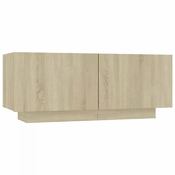 Tv-schrank Sonoma-eiche 100x35x40 Cm Spanplatte günstig online kaufen