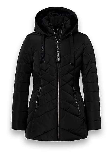 District Winterjacke Workout mit Kapuze (Mantel, wasserabweisend) schwarz D günstig online kaufen