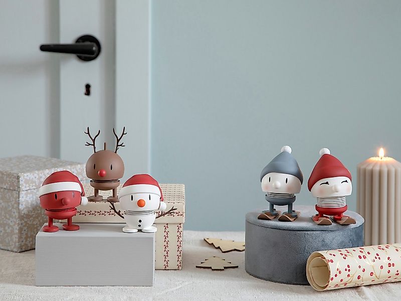 HOPTIMIST Dekofigur Soft Skiing Bumble S sky 7,2cm günstig online kaufen