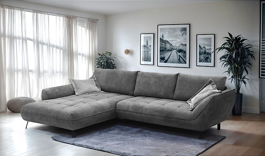 exxpo - sofa fashion Ecksofa »Biarritz modern und elegantes Mega Sofa mit t günstig online kaufen