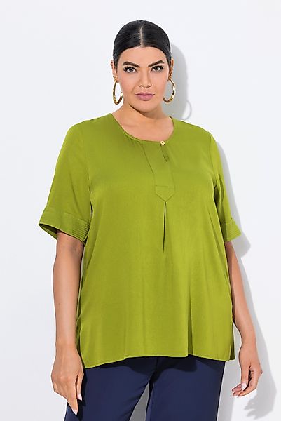 Ulla Popken Tunika Shirtbluse Steppeinsatz A-Linie günstig online kaufen