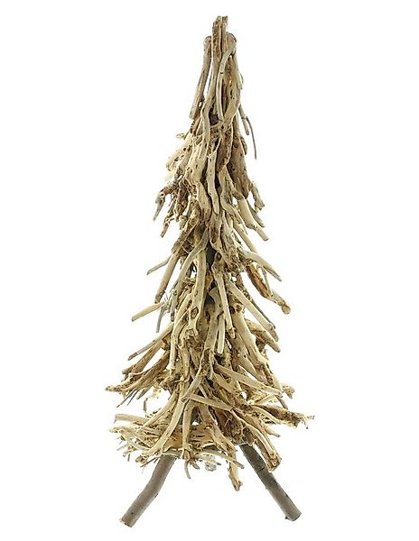 Dekoleidenschaft Dekofigur Tannenbaum "Wurzelholz" 78 cm hoch, Weihnachtsba günstig online kaufen