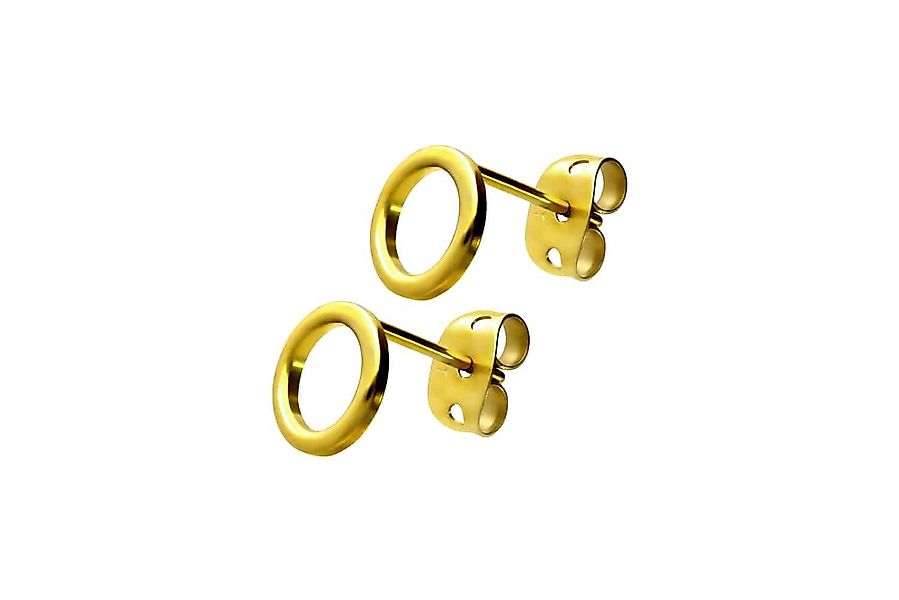 FILANGO Paar Ohrstecker Titan Ohrstecker KREIS günstig online kaufen