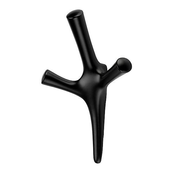 SOTECH Garderobenhaken TRICORNO Höhe 157 mm x Breite 106 mm Schwarz Matt Au günstig online kaufen