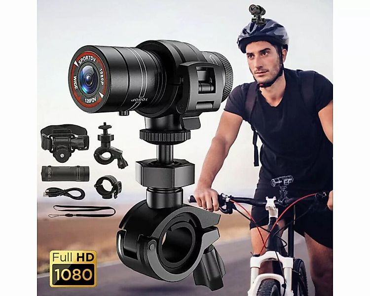 yozhiqu F9 Actionkamera HD Action Cam (Taschenlampe, Fahrrekorder, Außenkam günstig online kaufen