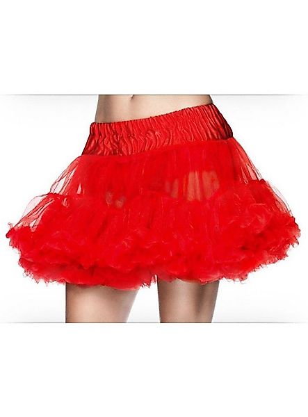 Leg Avenue Kostüm Petticoat Tüll rot - Rock für Faschingskostüm, Ideales Ac günstig online kaufen